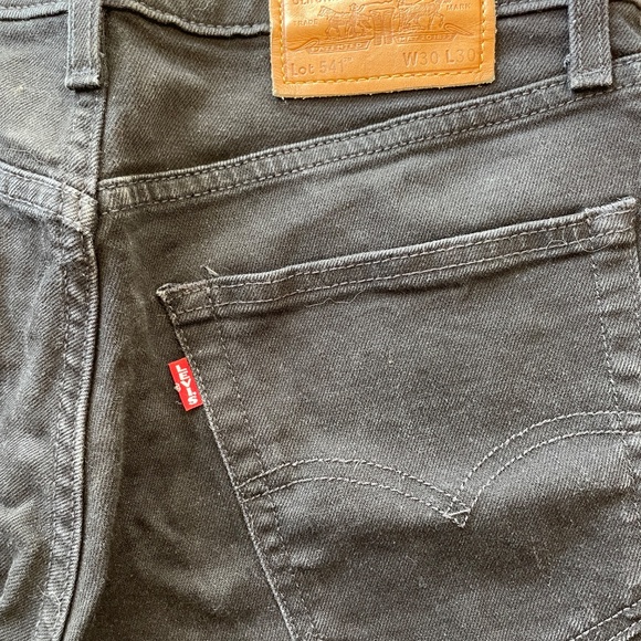 LEVI'S 541 Athletic Taper Men's Jeans, W30" x L30", Black - Picture 3 of 4